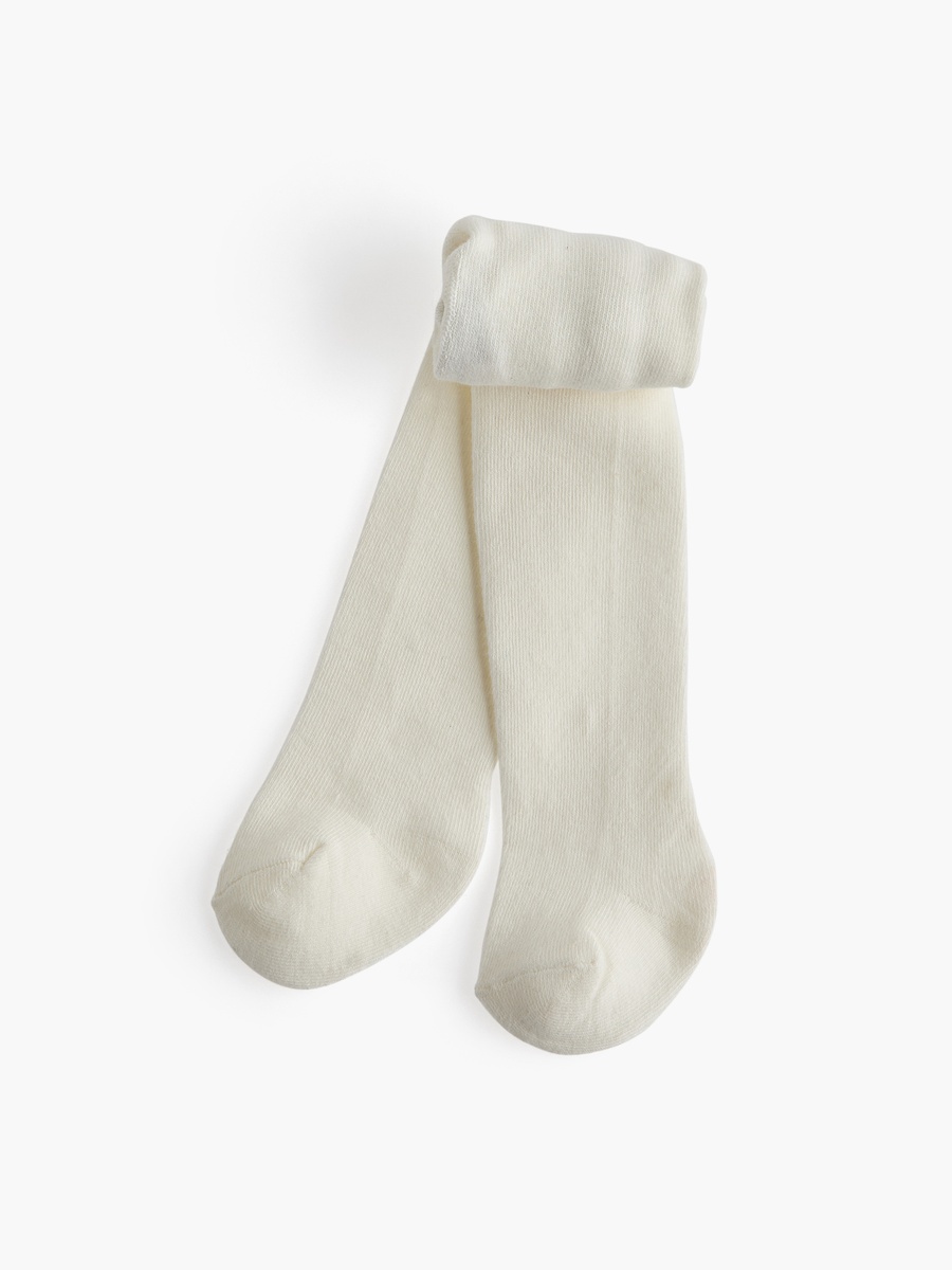 Solid Tights with Elasticated Waistband