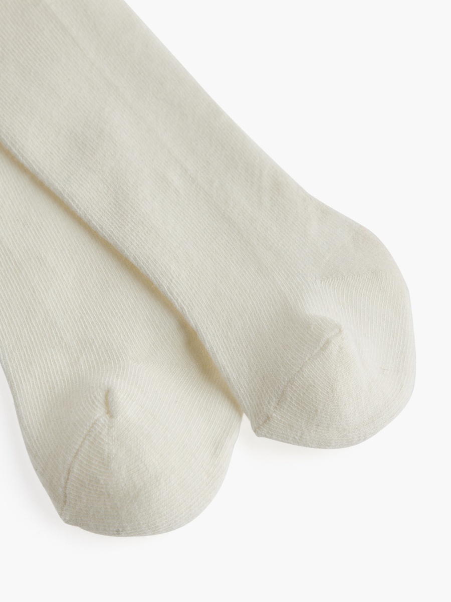 Solid Tights with Elasticated Waistband