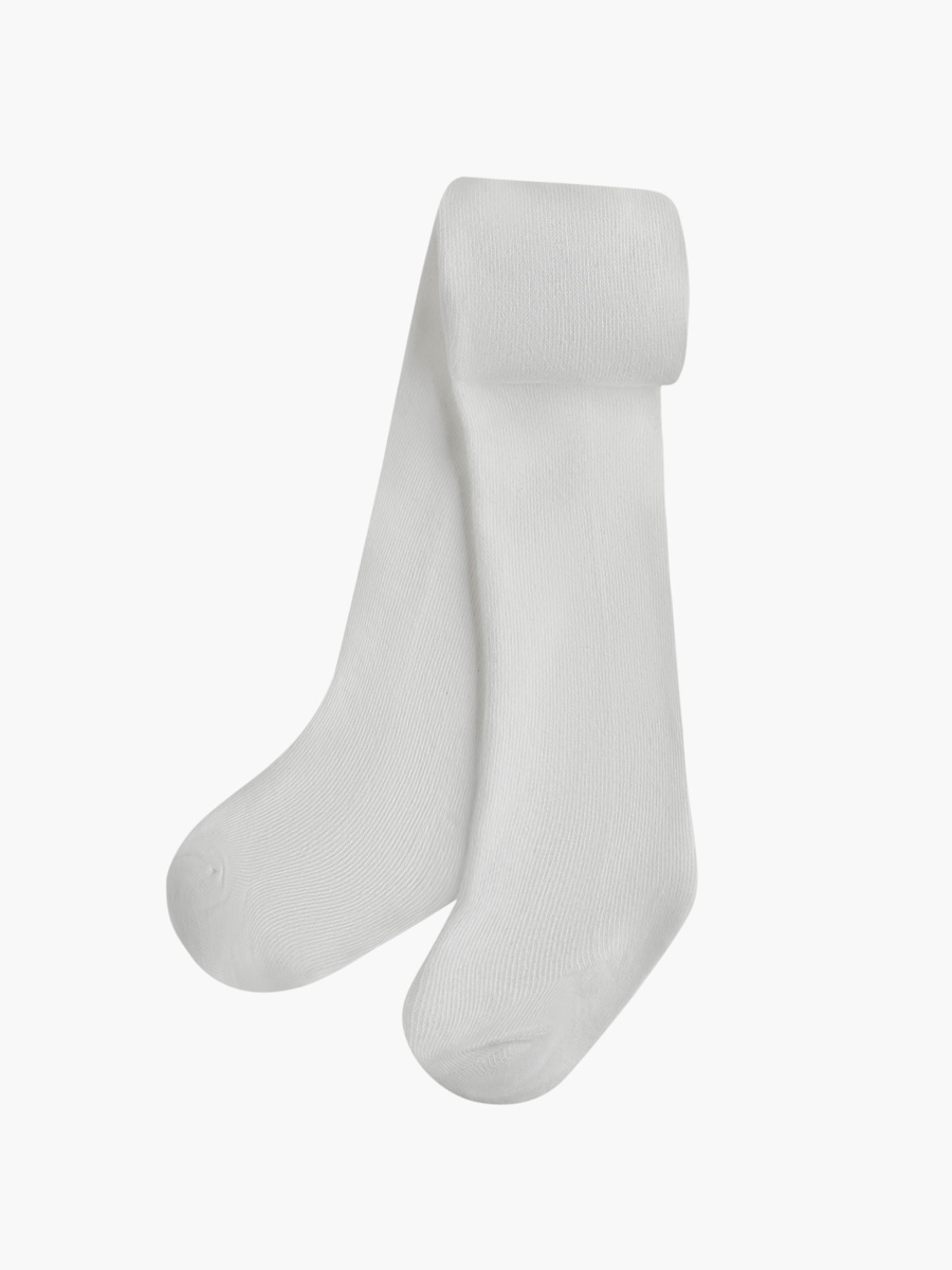 Solid Tights with Elasticated Waistband - Set of 2
