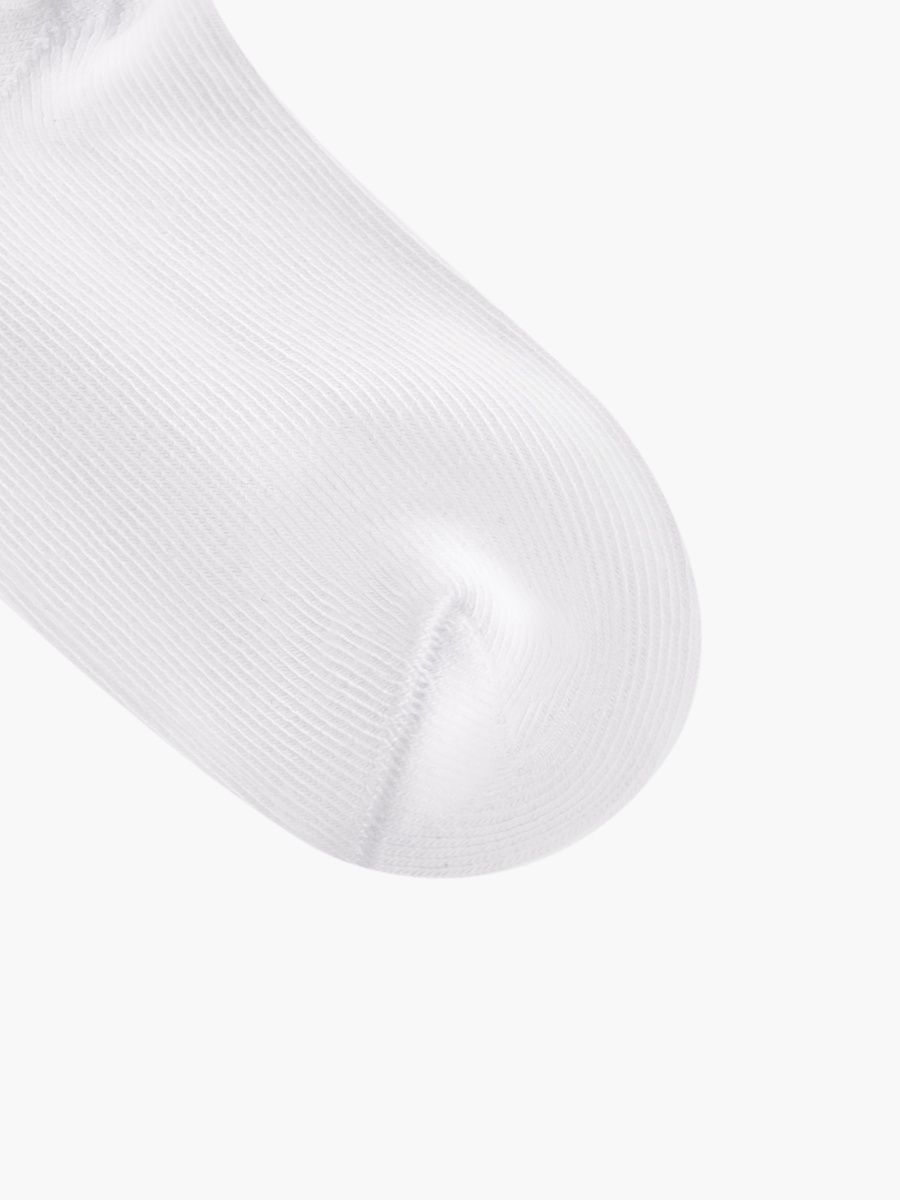 Solid Ankle-Length Socks with Elasticised Hem - Set of 5