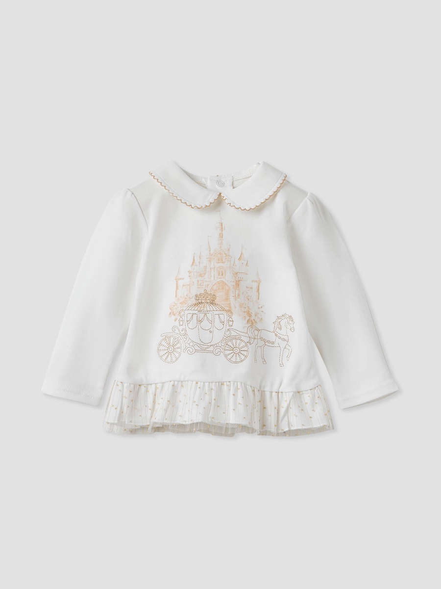 Printed Collared Top and Pyjama Set