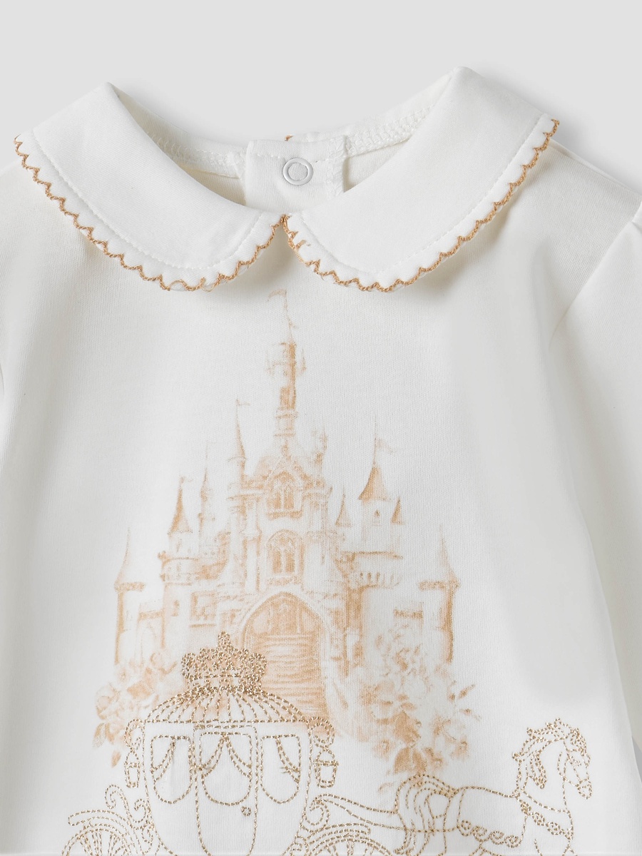 Printed Collared Top and Pyjama Set