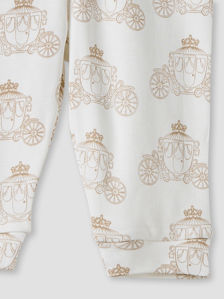 Printed Collared Top and Pyjama Set