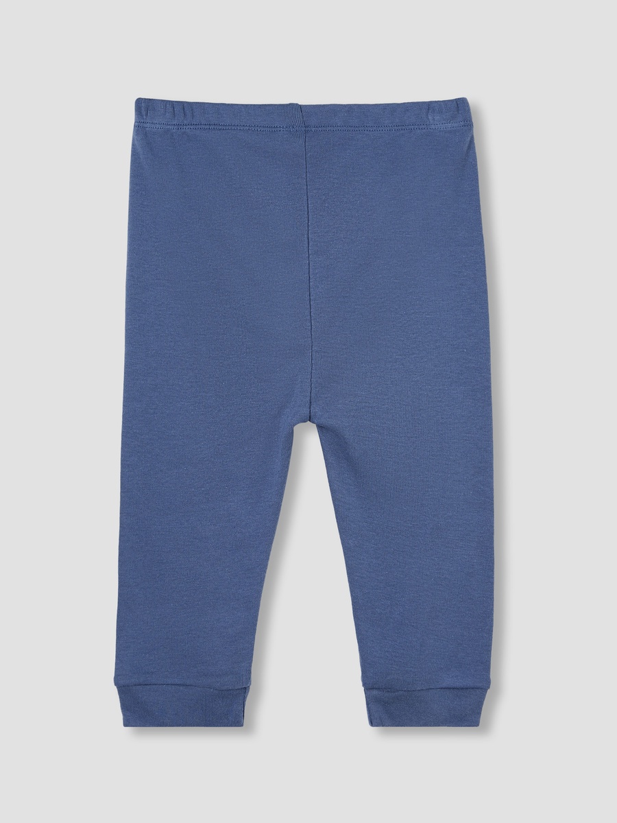 Solid Long Sleeves T-Shirt and Pyjama Set