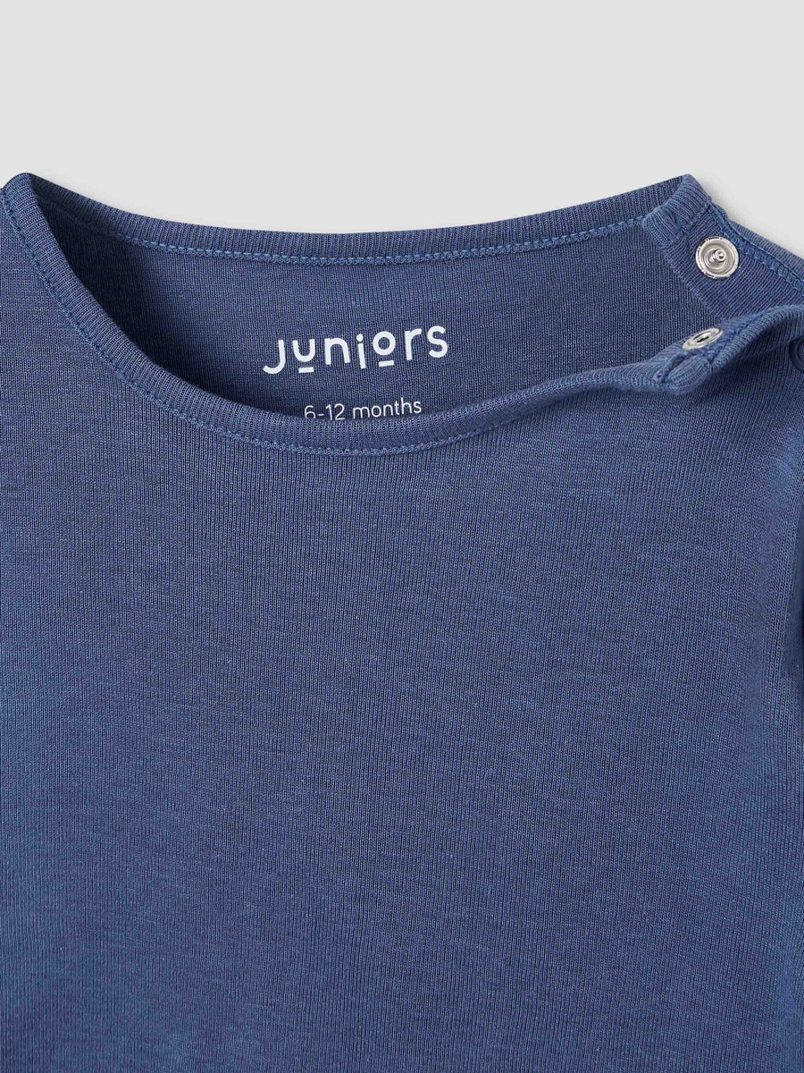 Solid Long Sleeves T-Shirt and Pyjama Set