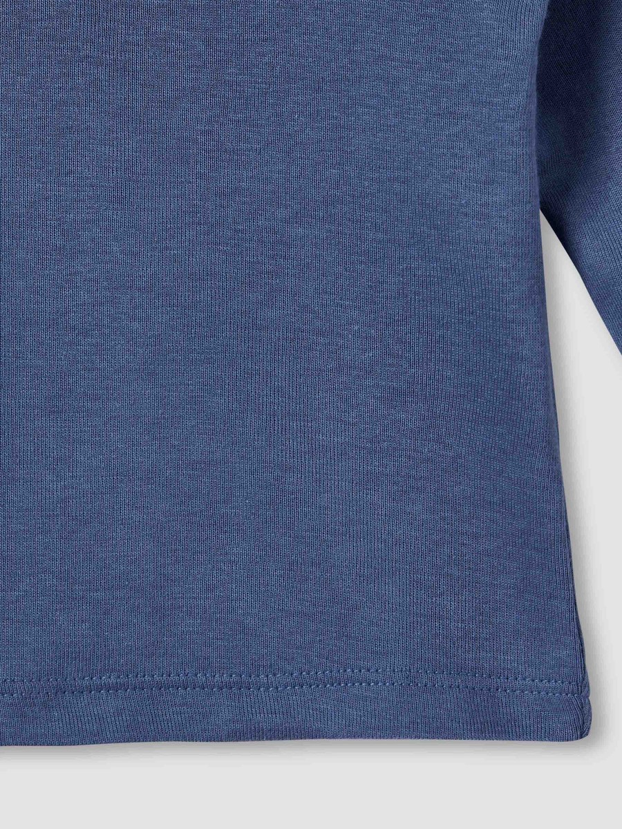Solid Long Sleeves T-Shirt and Pyjama Set