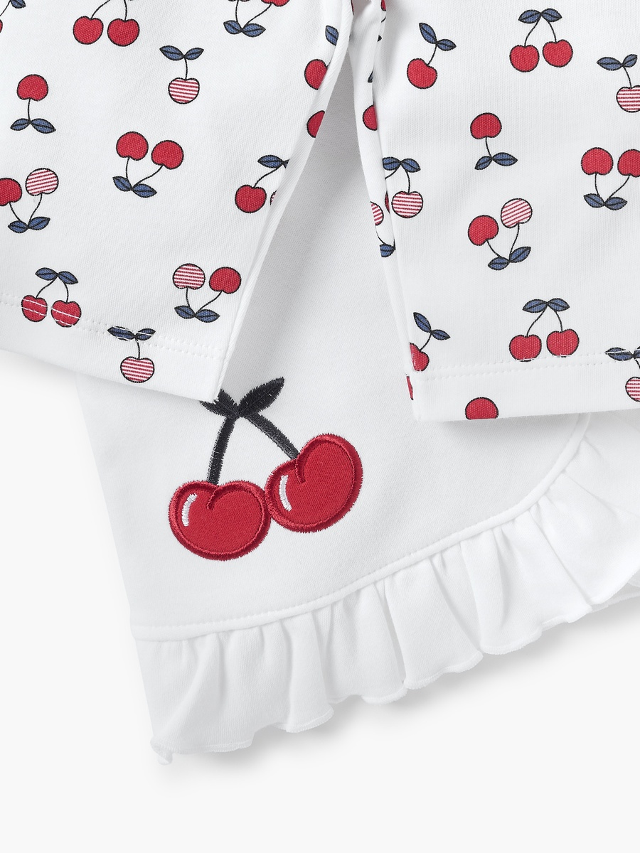 Cherry Print Top and Pyjama Set