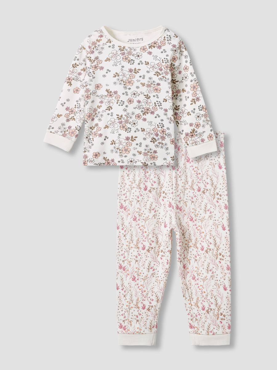 Floral Print Top and Pyjama Set
