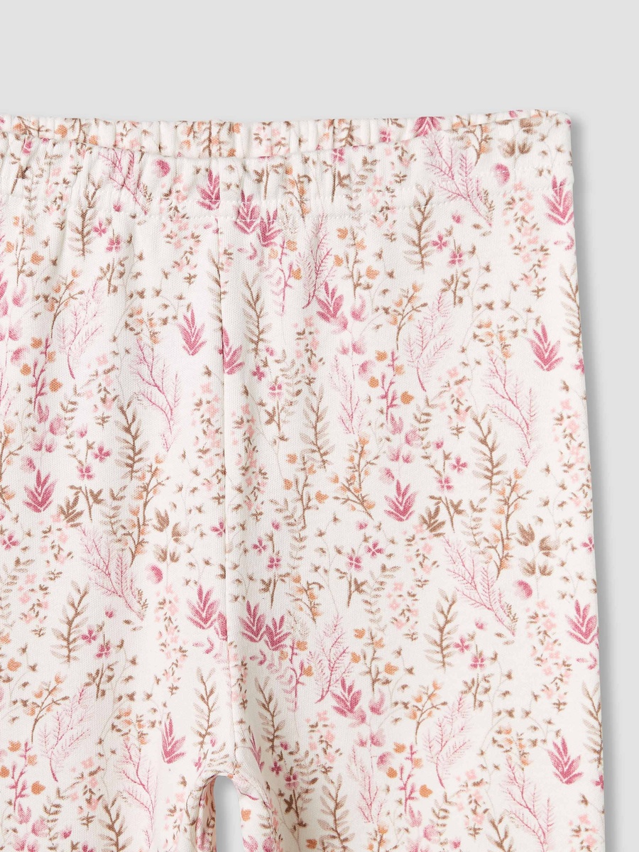 Floral Print Top and Pyjama Set