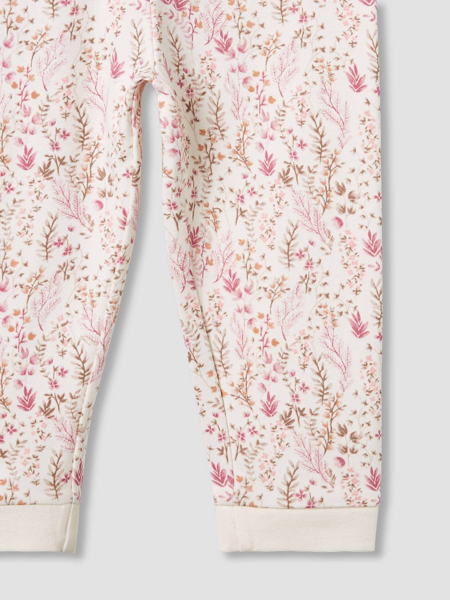 Floral Print Top and Pyjama Set