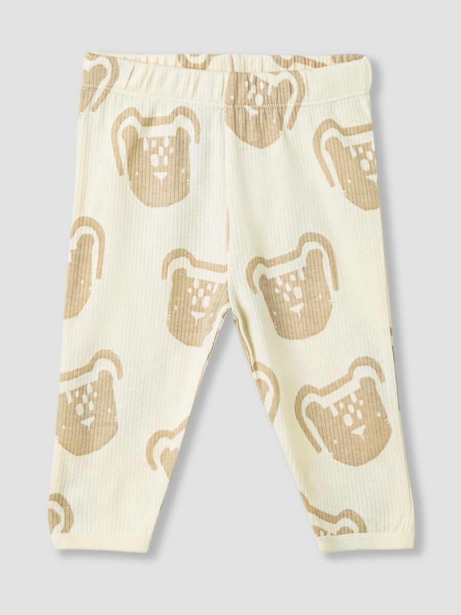 Bear Print T-Shirt and Pyjama Set