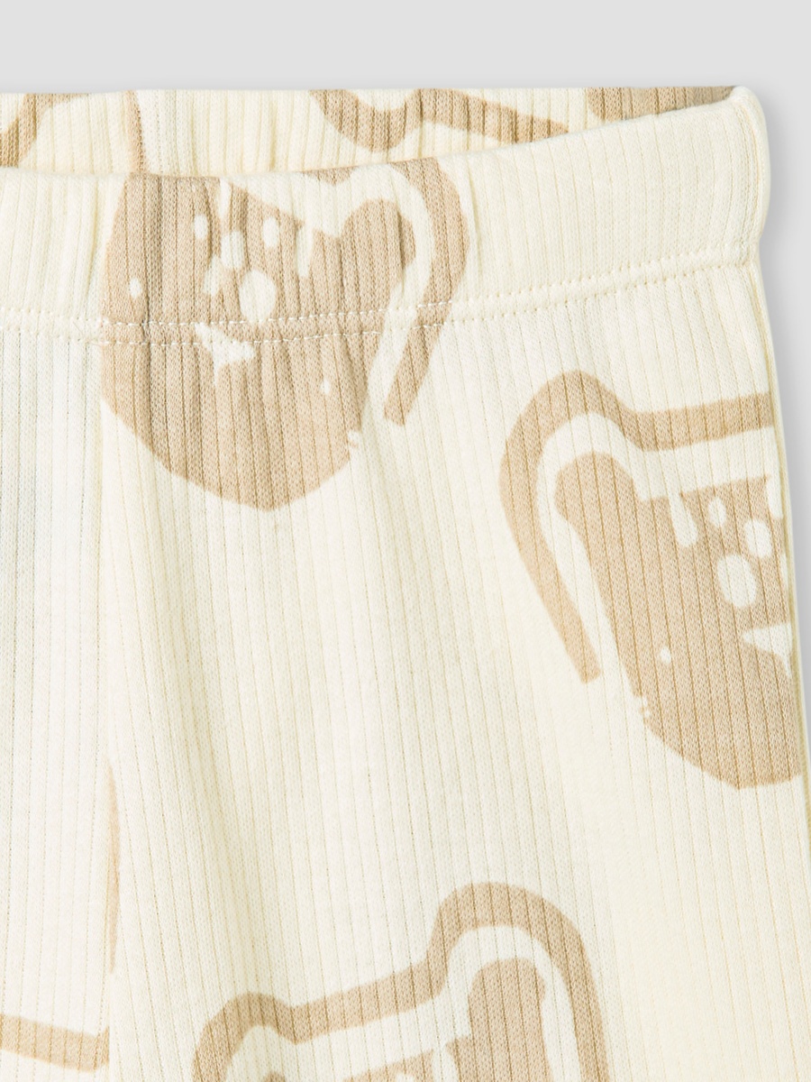 Bear Print T-Shirt and Pyjama Set