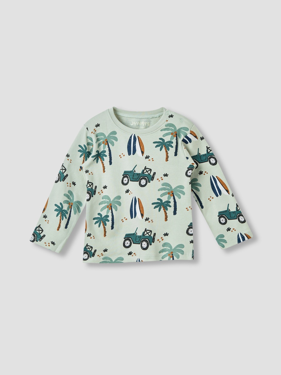 Printed T-Shirt and Pyjama Set