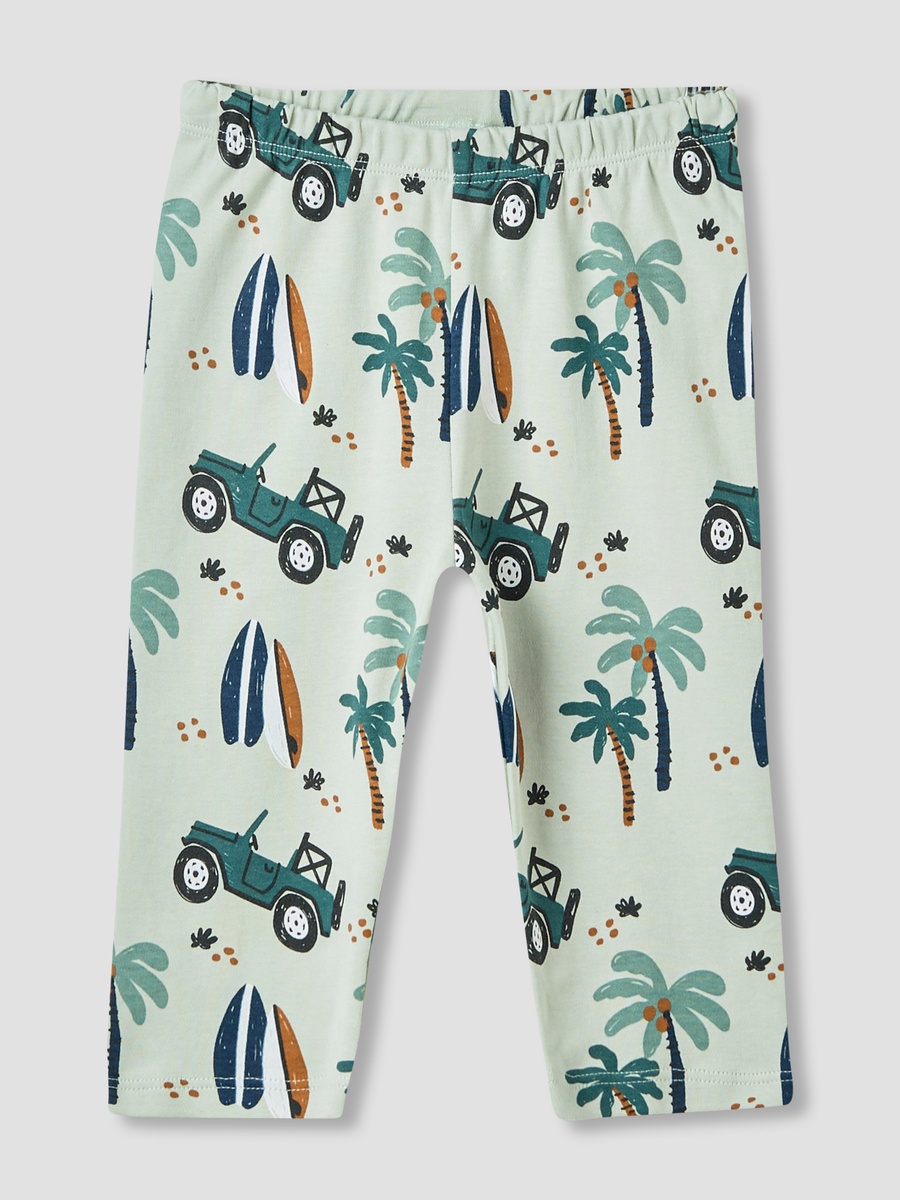 Printed T-Shirt and Pyjama Set