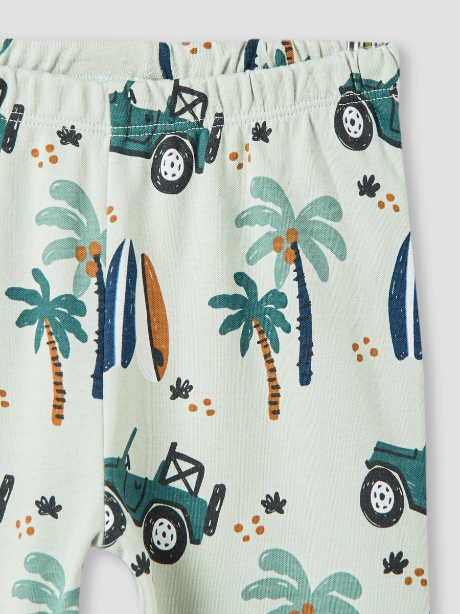Printed T-Shirt and Pyjama Set