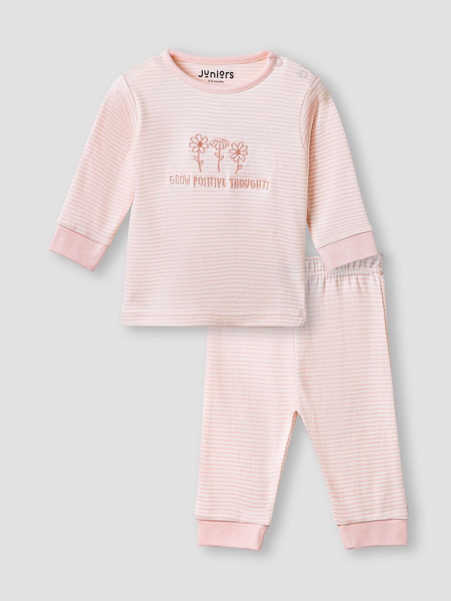 Striped T-Shirt and Pyjama Set