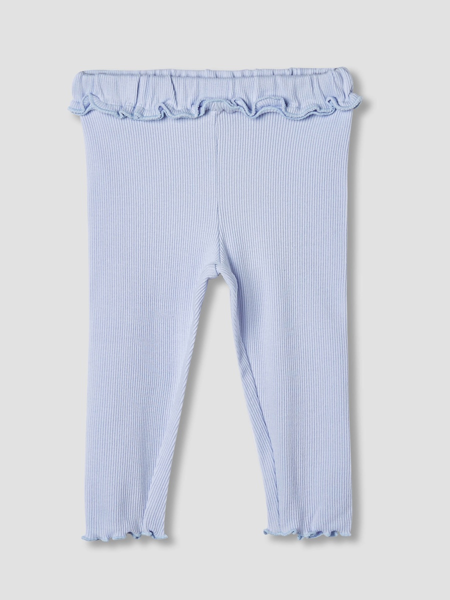 Ribbed Leggings with Elasticated Waistband