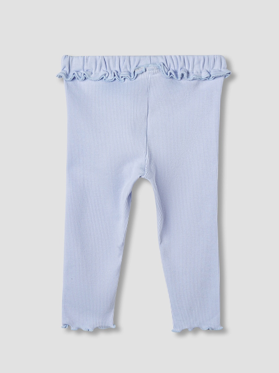Ribbed Leggings with Elasticated Waistband