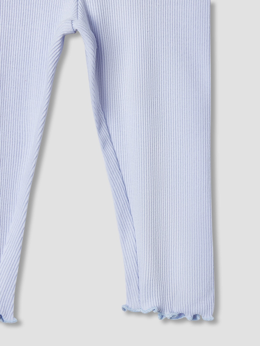Ribbed Leggings with Elasticated Waistband