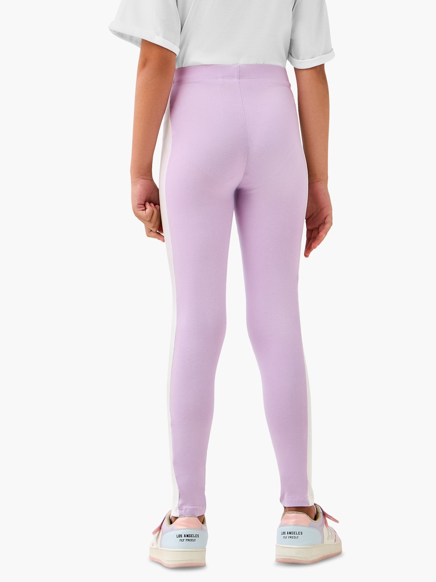 Solid Leggings with Elasticated Waistband