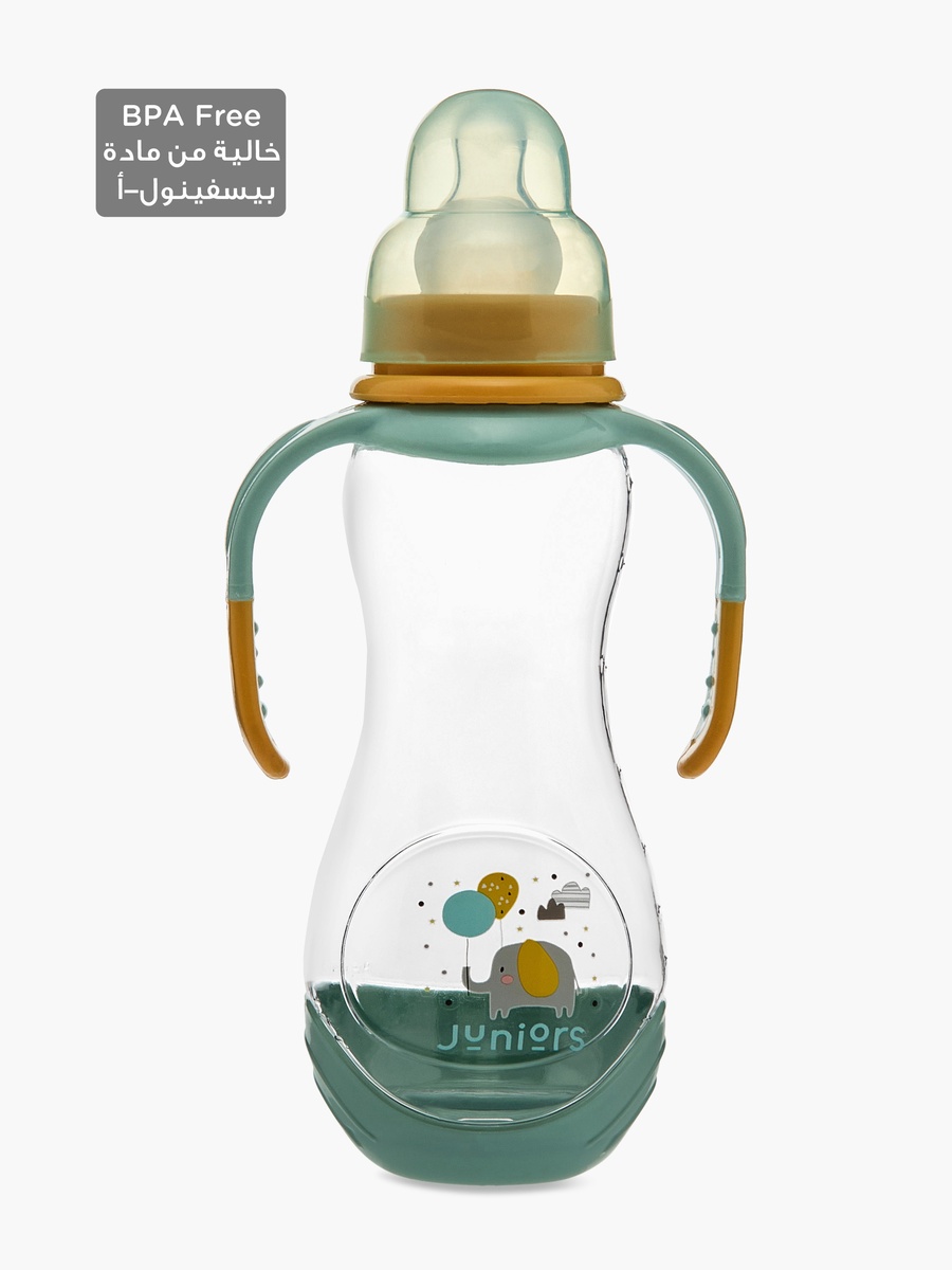Printed Feeding Bottle with Handle - 250 ml