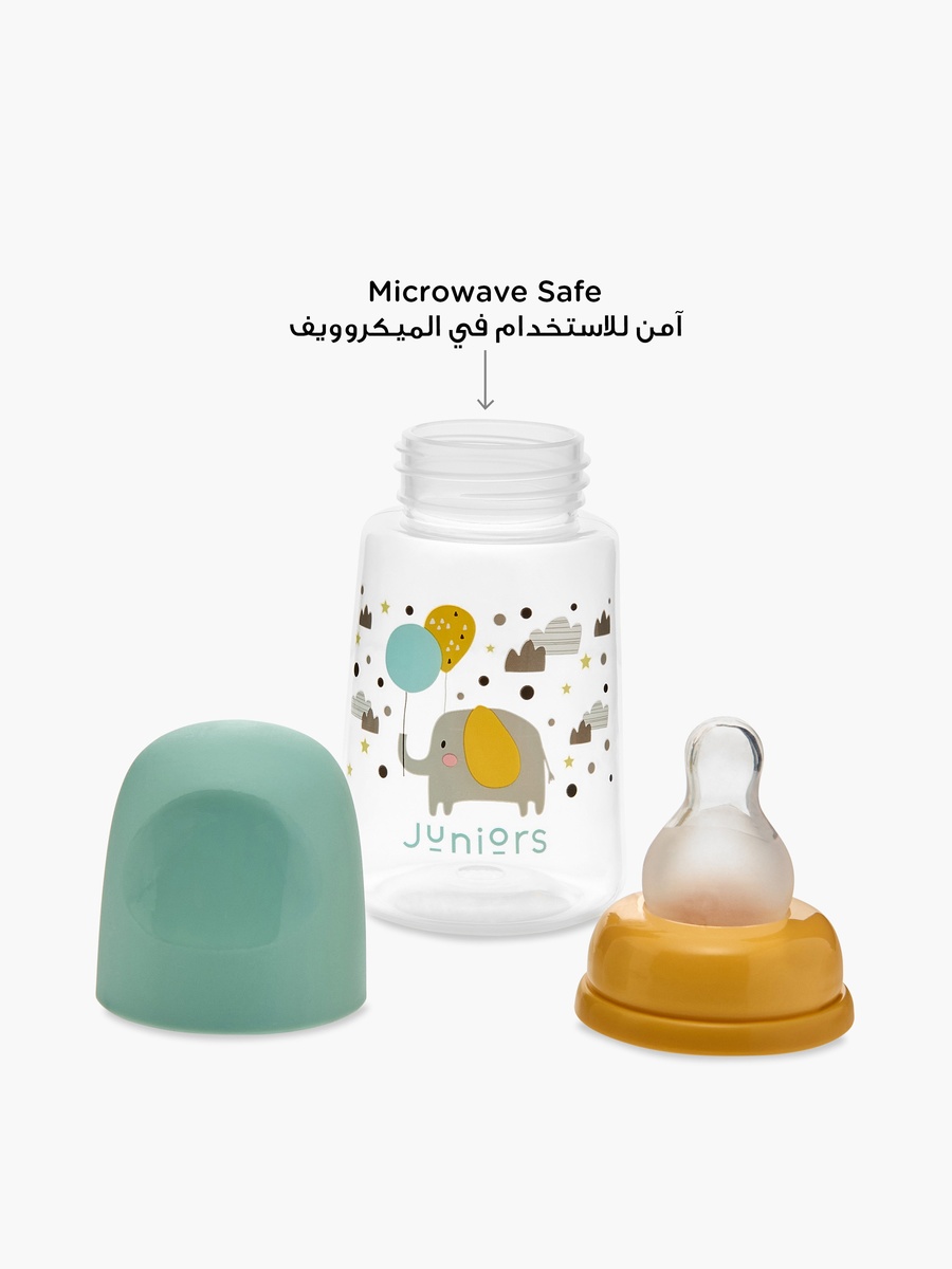 رضّاعة إطعام للأطفال بطبعات من جونيورز - 120 مل