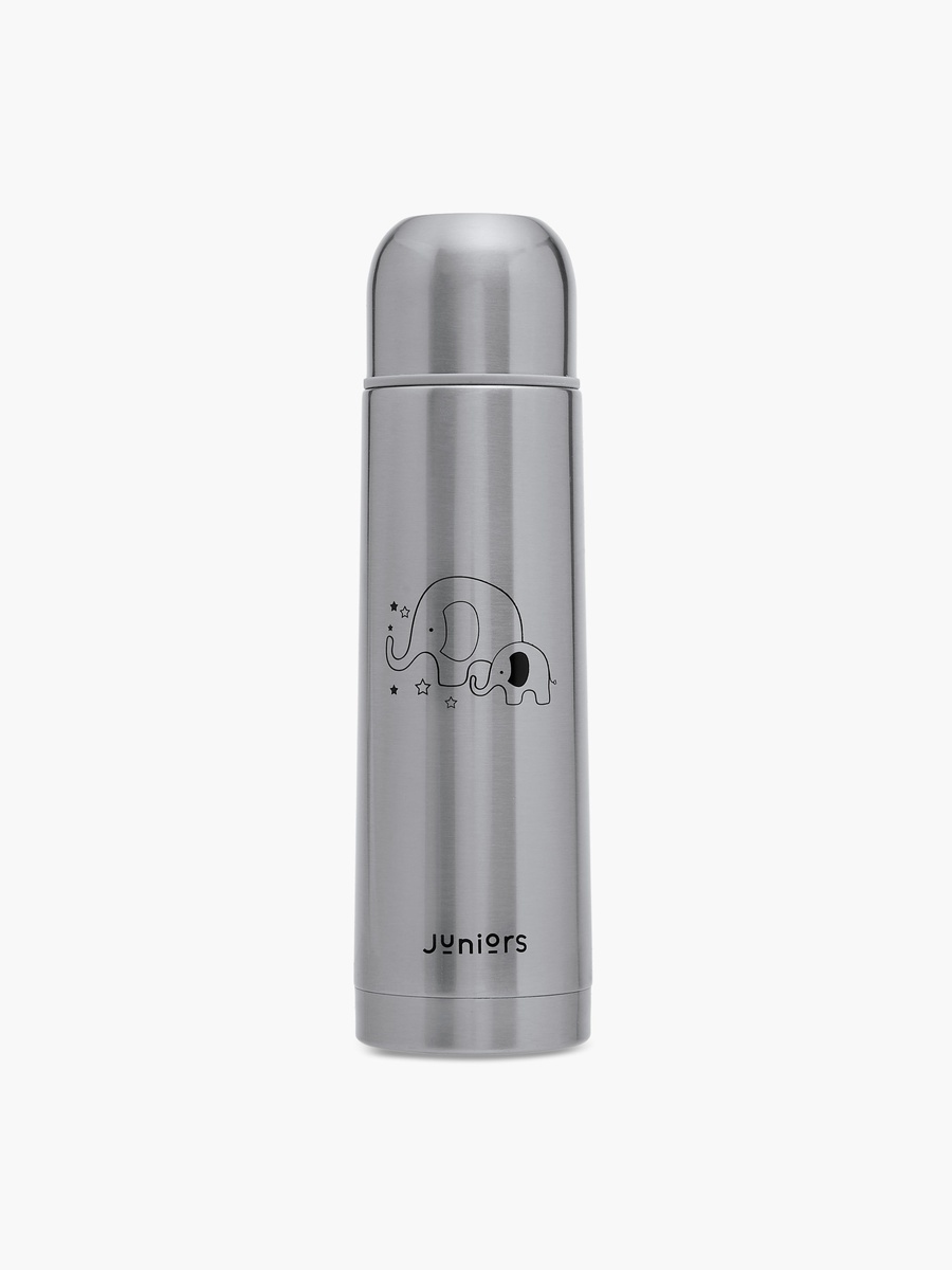 Elephant Print Thermos Flask with Screw Lid - 500 ml