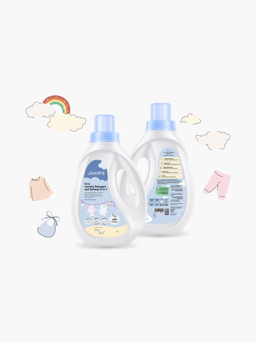 2-in-1 Baby Laundry Detergent and Softener - 1 L