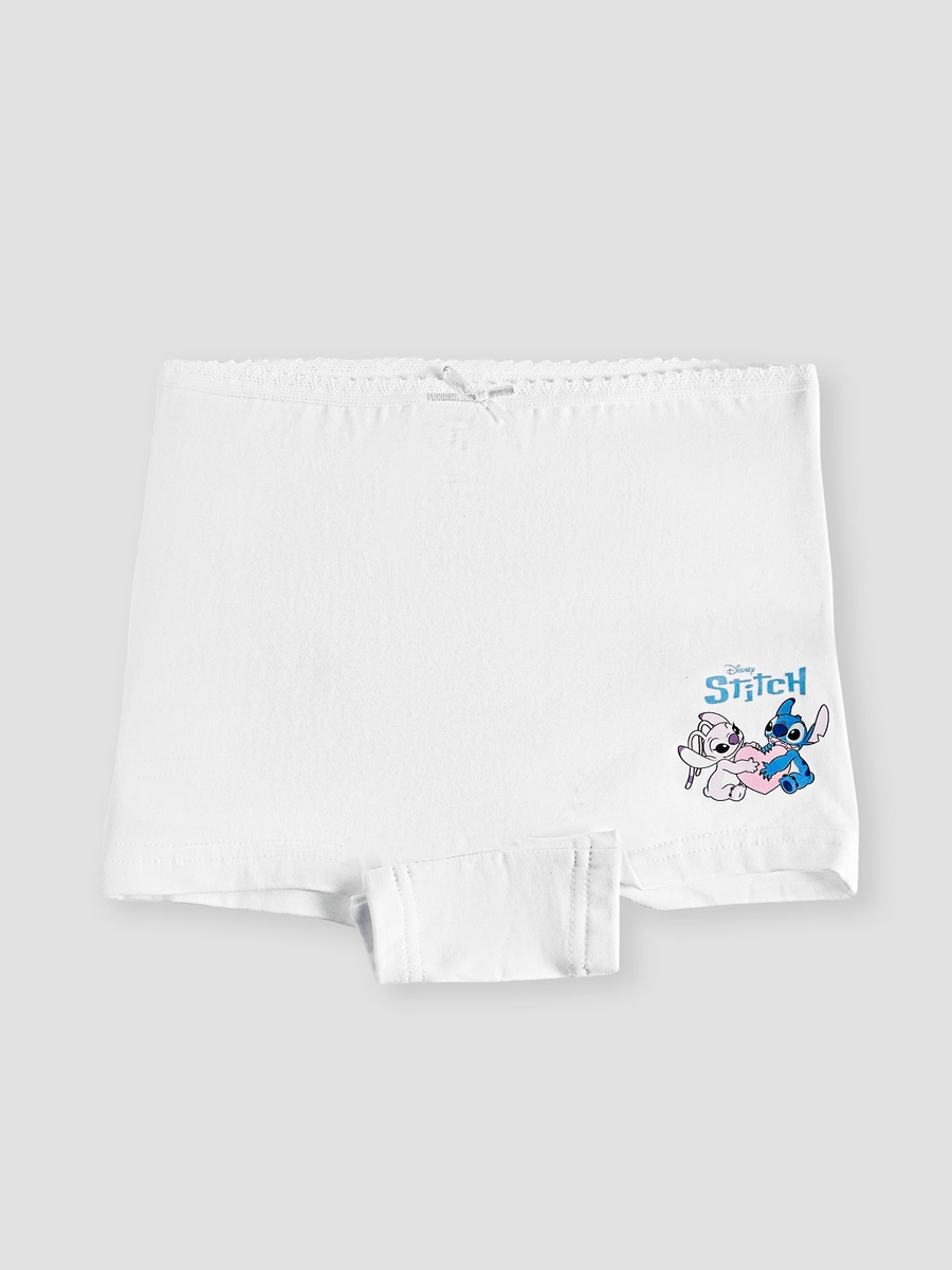 Stitch and Angel Print Briefs with Elasticated Waistband - Set of 3