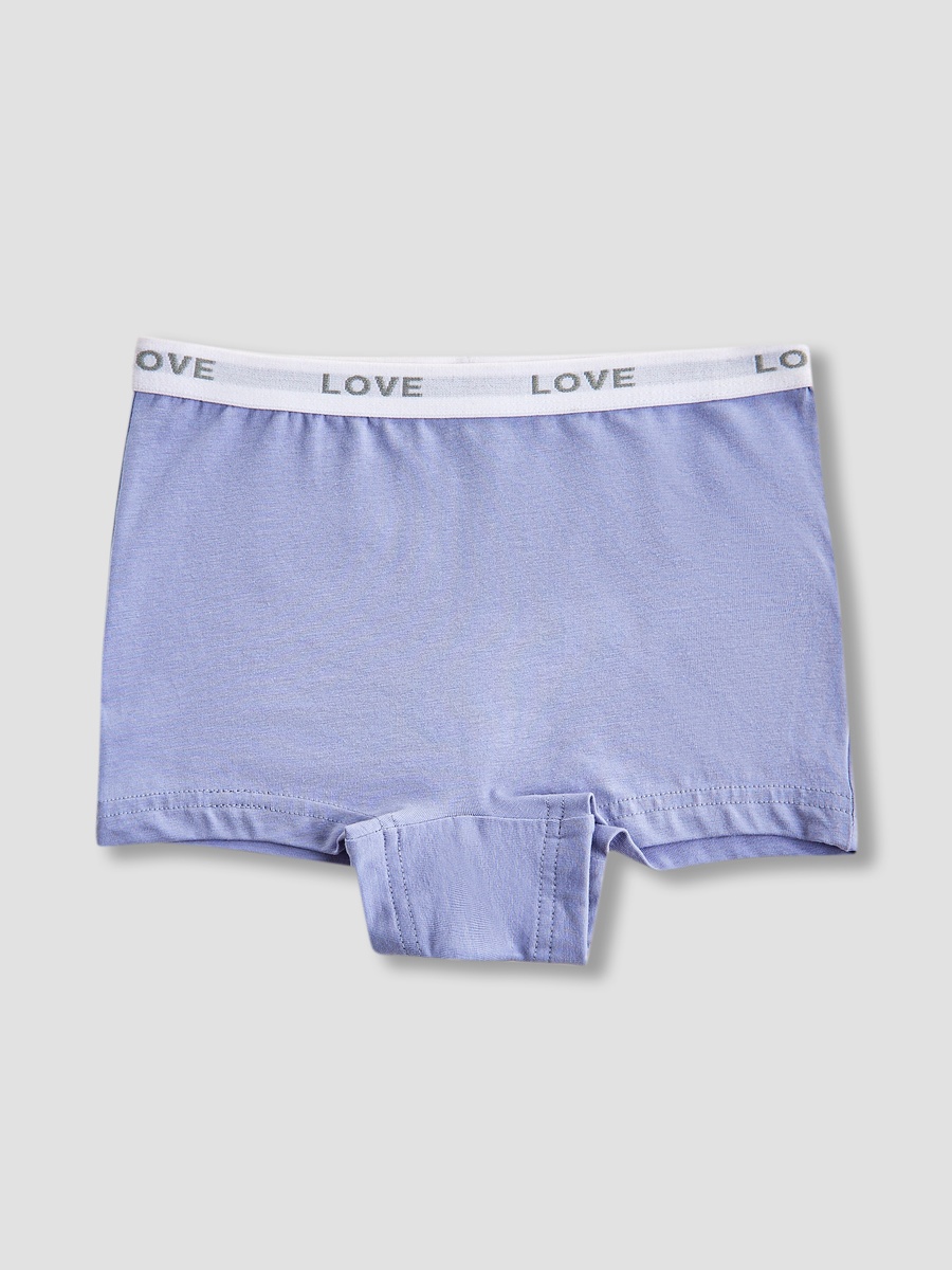 Solid Boxers with Elasticated Waistband - Set of 7