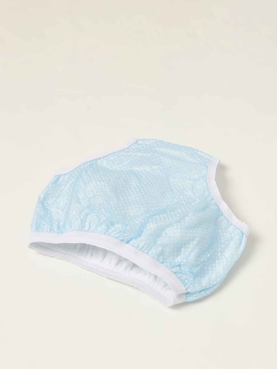 Dot Print Trainer Panty with Elasticised Waistband - 0-6 mths