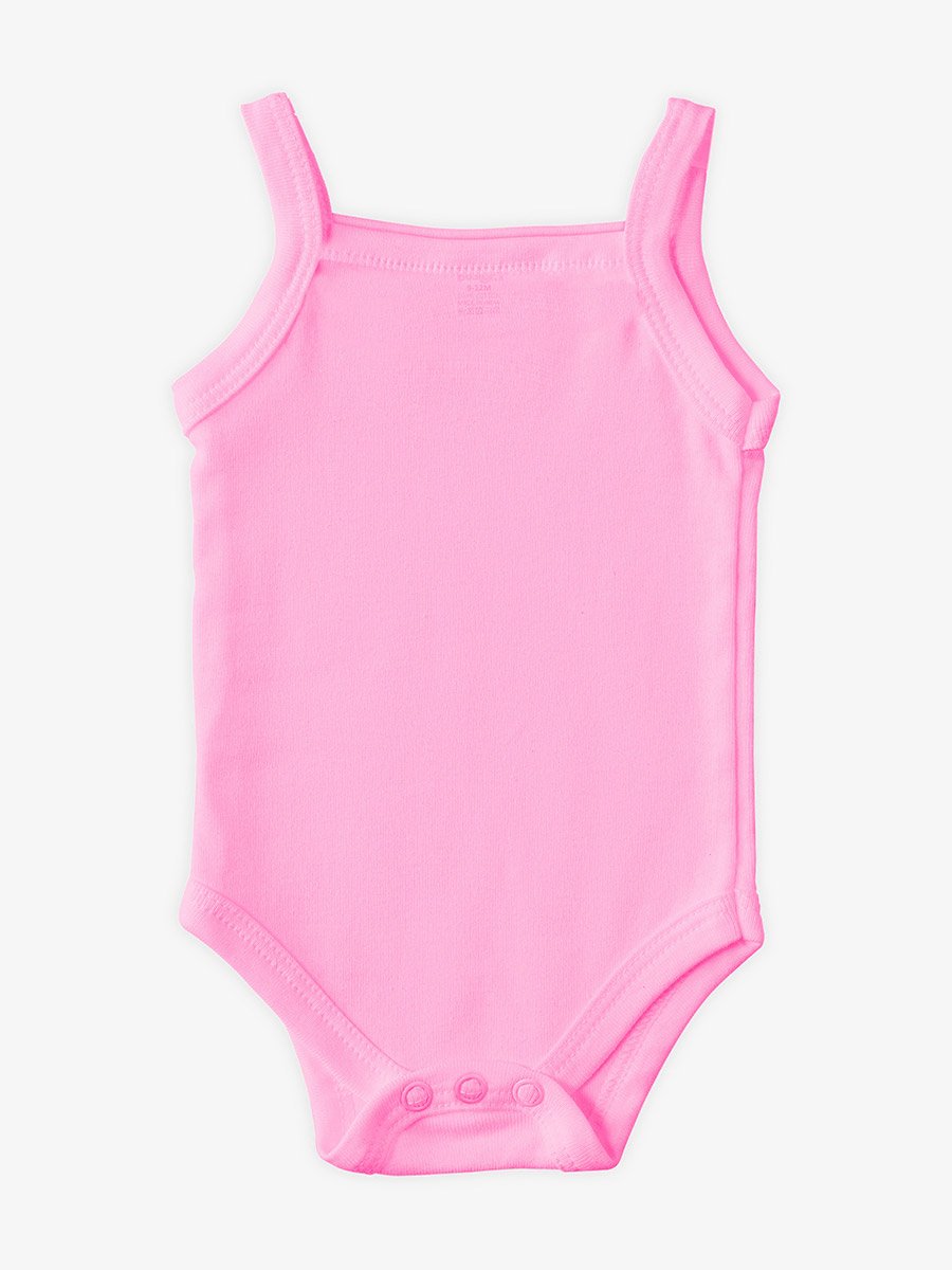 Pack of 6 - 100% Super Combed Cotton Sleeveless Bodysuit