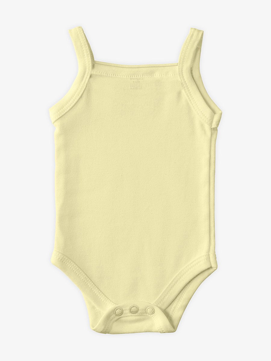 Pack of 6 - 100% Super Combed Cotton Sleeveless Bodysuit
