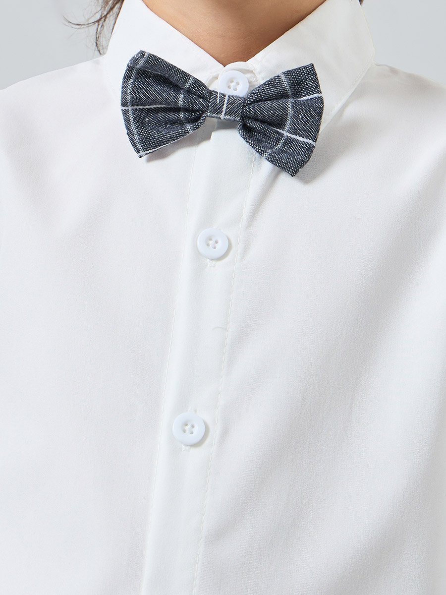 Boys Shirt with Shirt and Pants with Bow Set