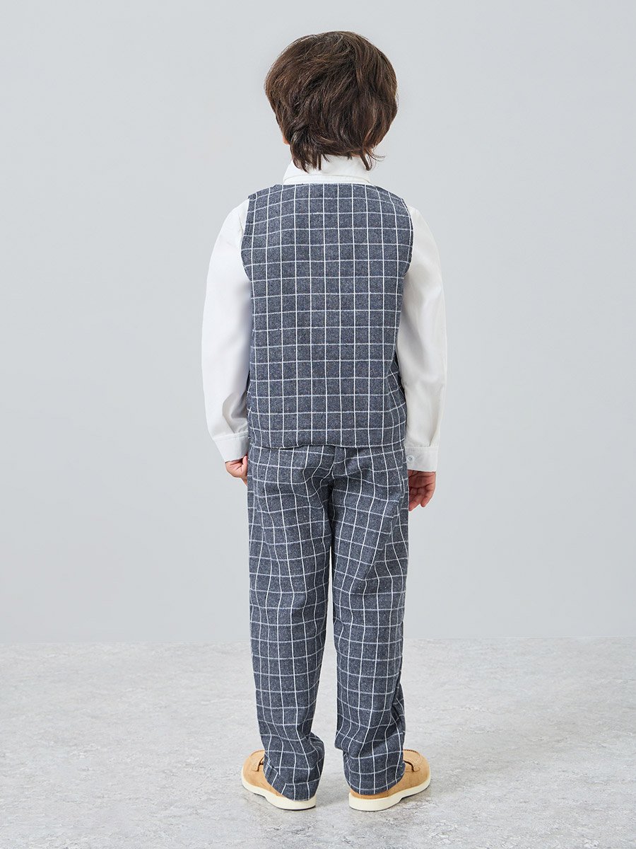 Boys Shirt with Shirt and Pants with Bow Set