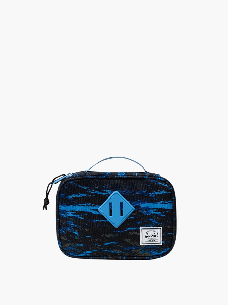 Printed Pencil Case with Mesh Pouch and Zip Closure