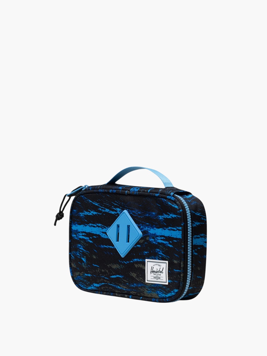 Printed Pencil Case with Mesh Pouch and Zip Closure