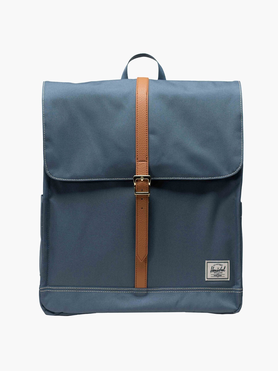 Solid Backpack with Adjustable Straps - 37x32x15 cm