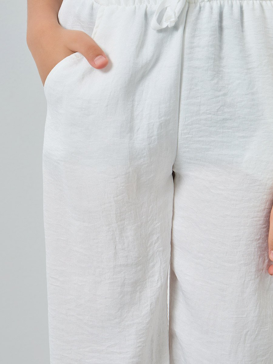 Kids Off-White Relaxed Fit Drawstring Pants