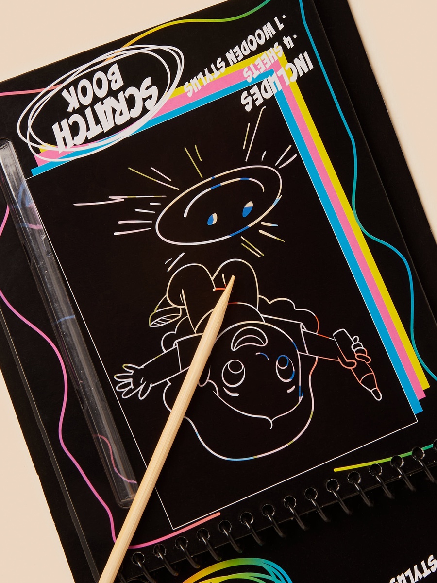 Scratch Book Colouring Set