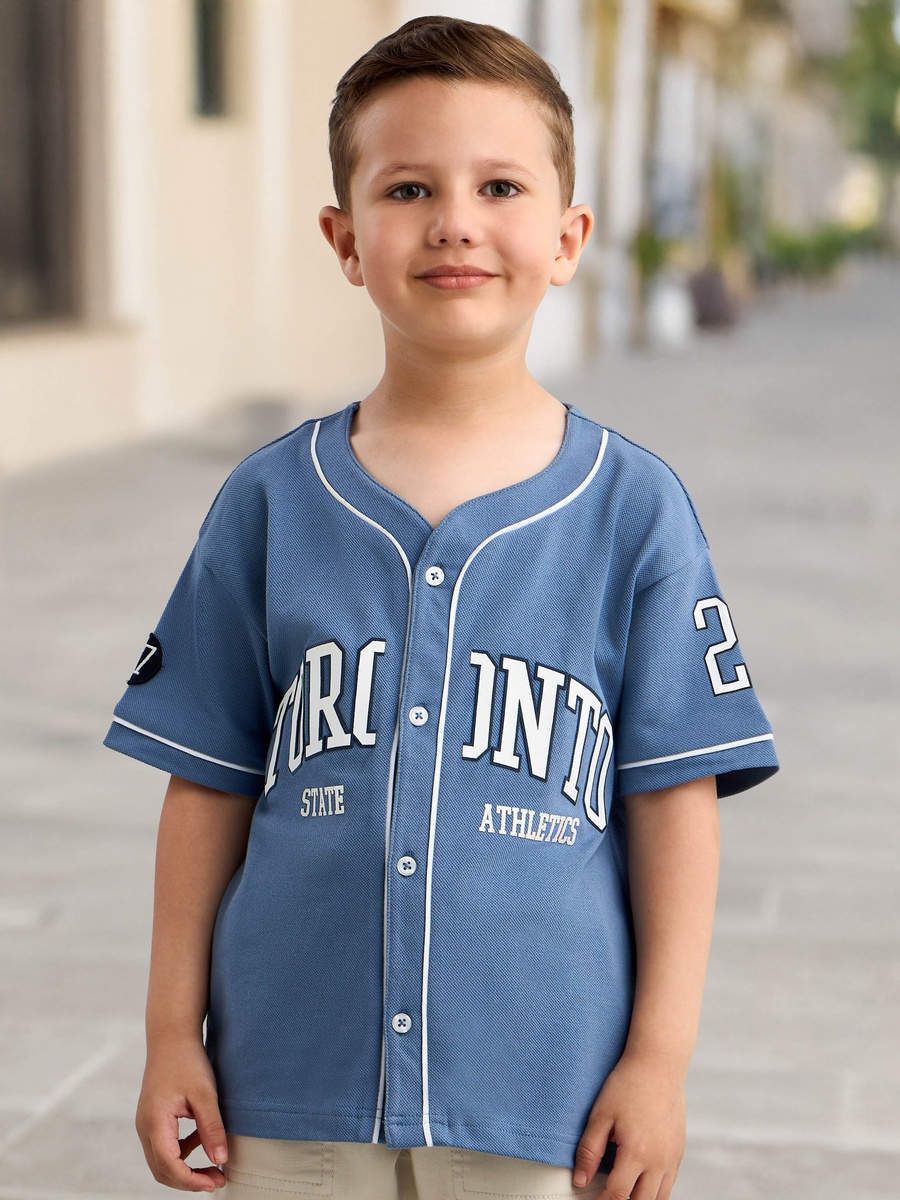 Toronto Typographic Detail Baseball Shirt