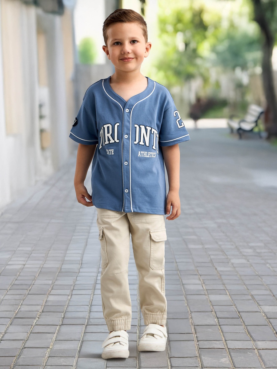 Toronto Typographic Detail Baseball Shirt