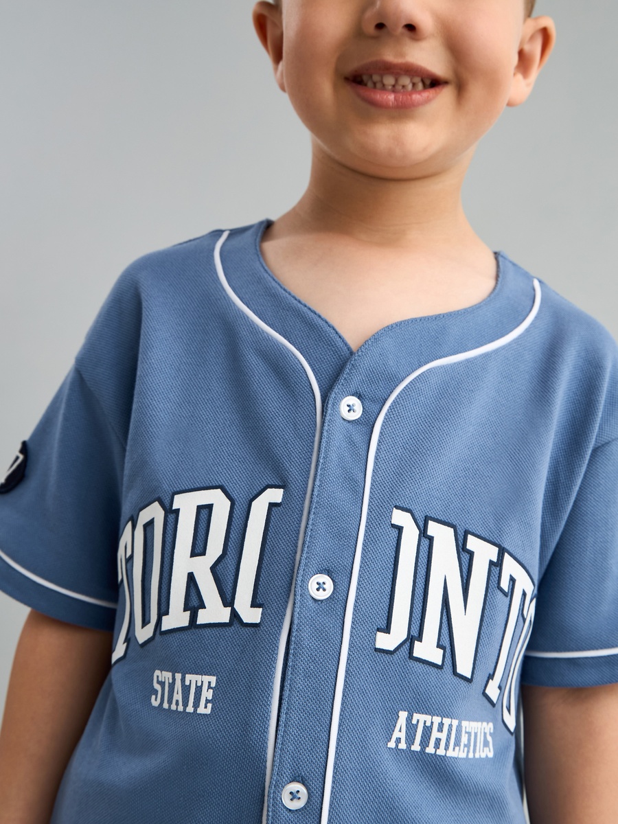 Toronto Typographic Detail Baseball Shirt