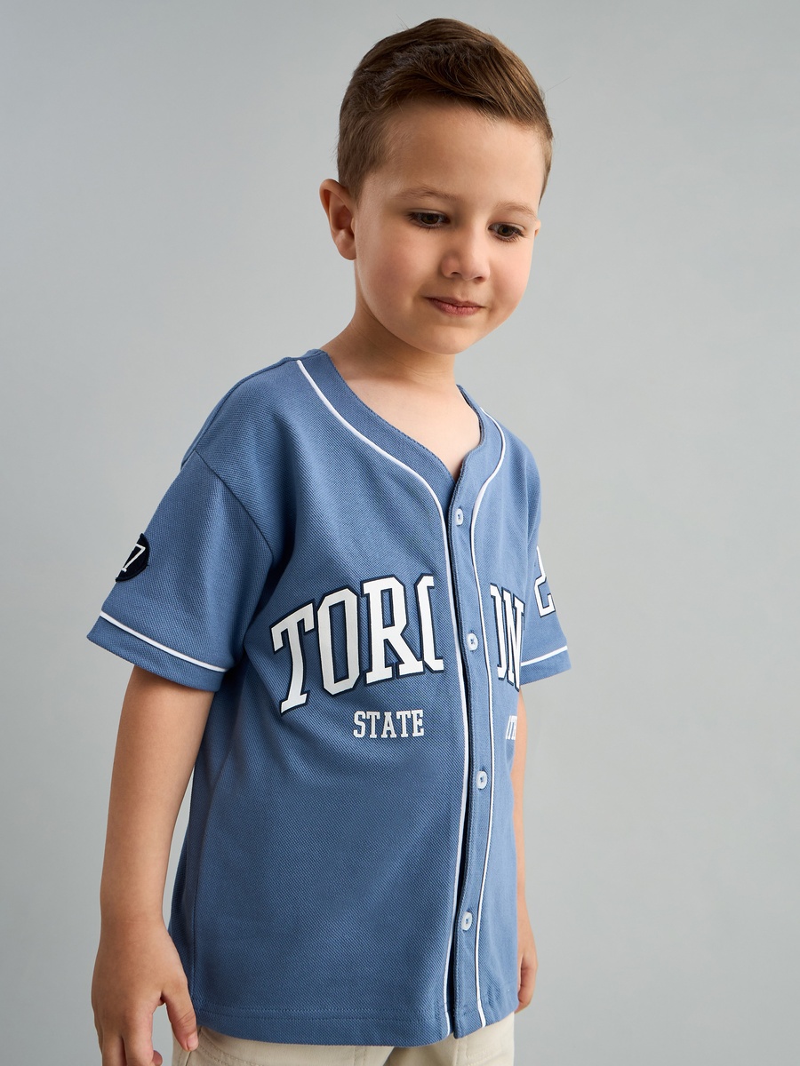Toronto Typographic Detail Baseball Shirt