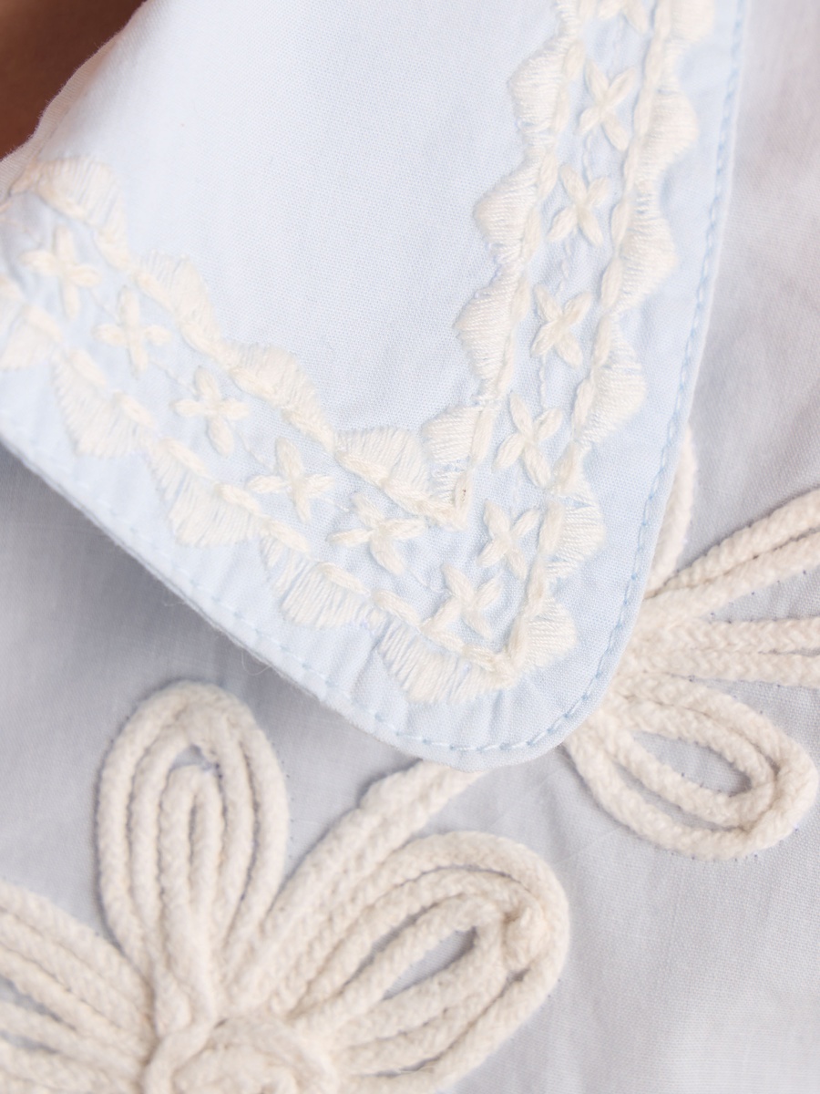 Floral Embroidered Shirt