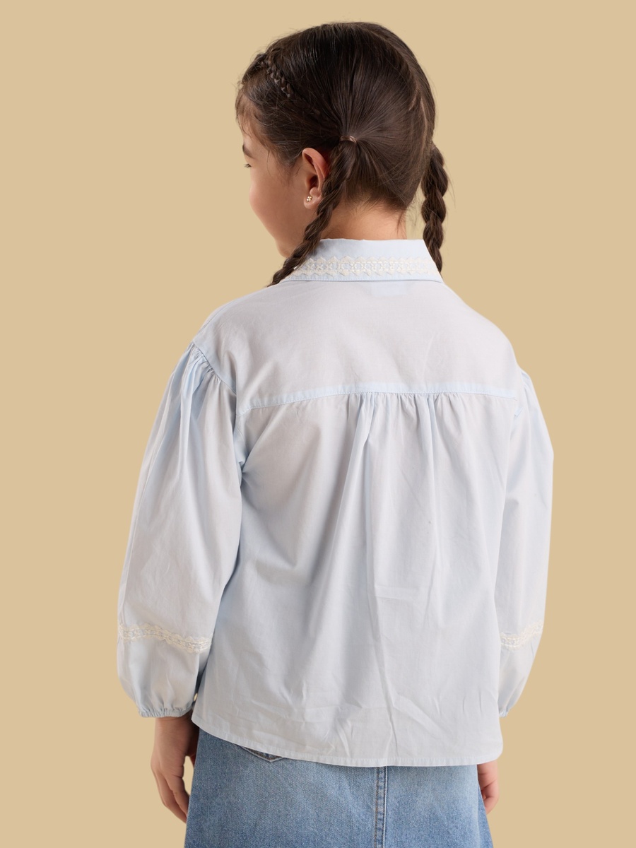 Floral Embroidered Shirt