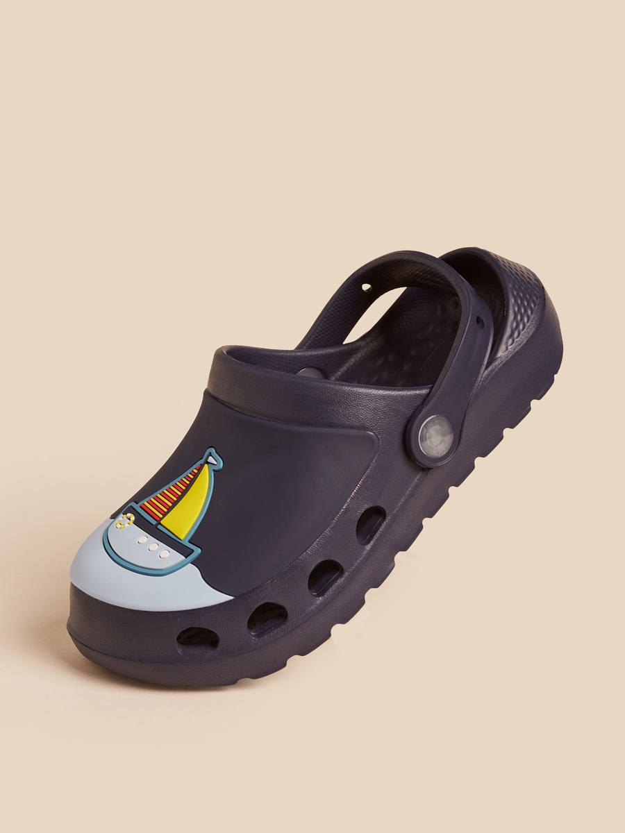 Nautical Jibbitz Charm Clogs with Backstrap