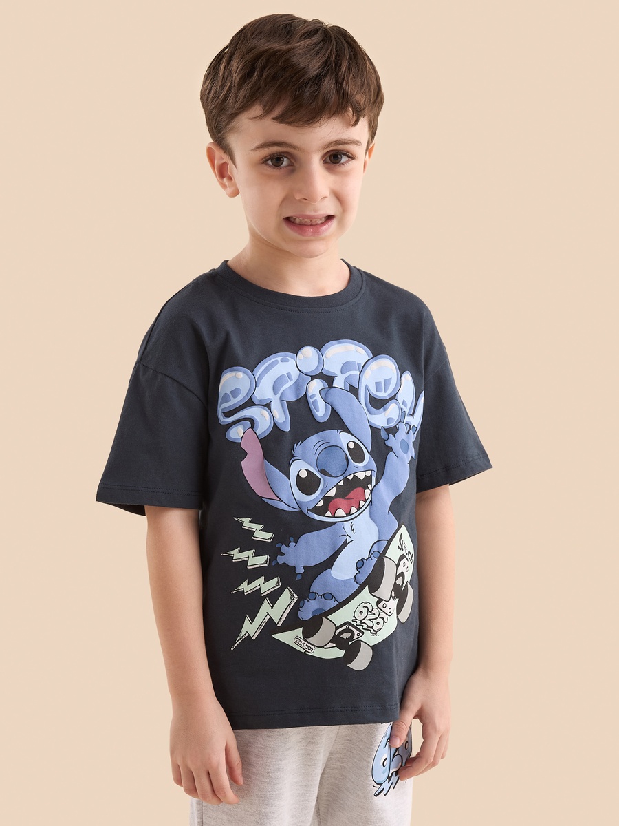 Stitch Print Pyjama Set