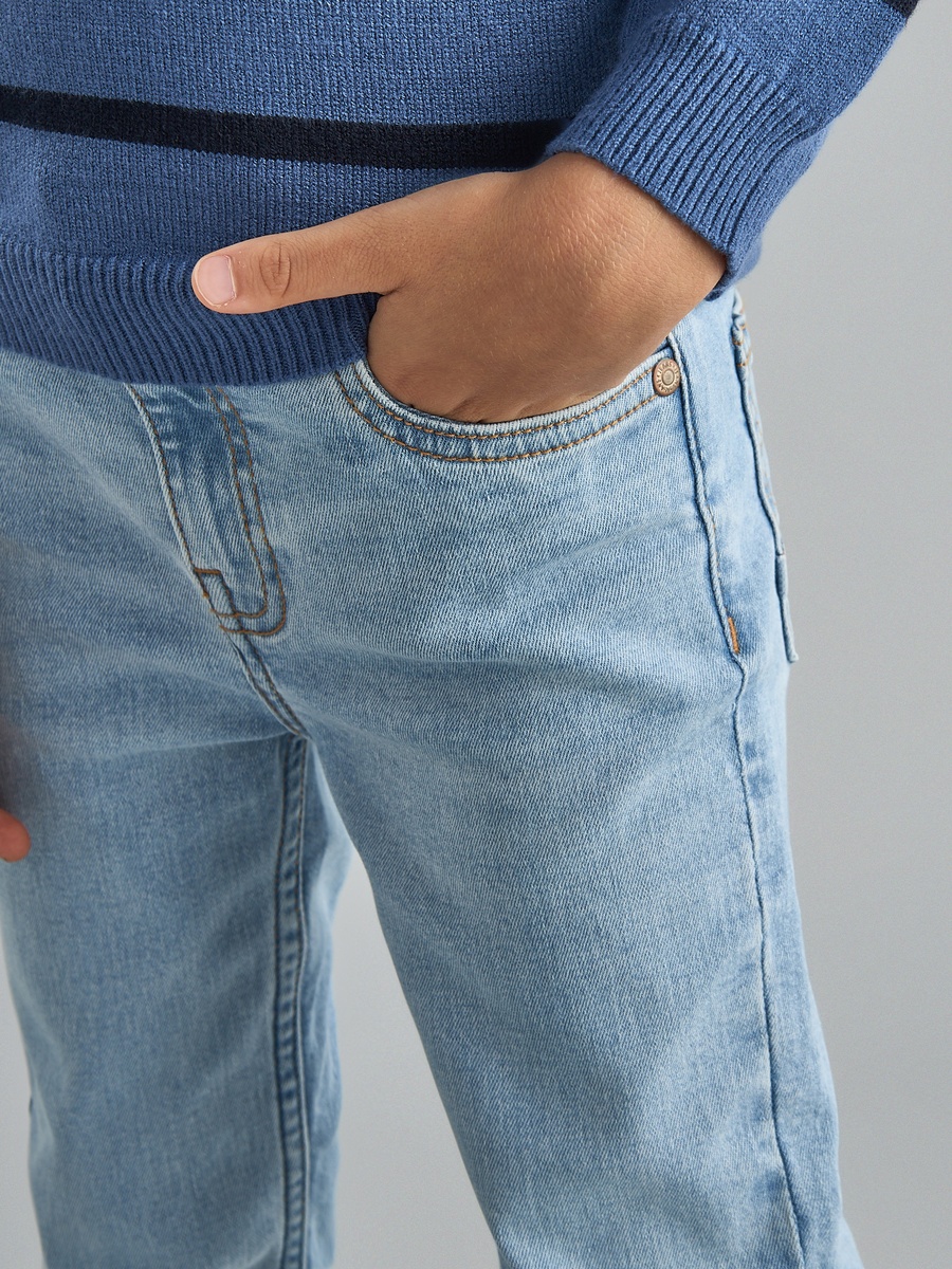 Plain Cotton Jeans