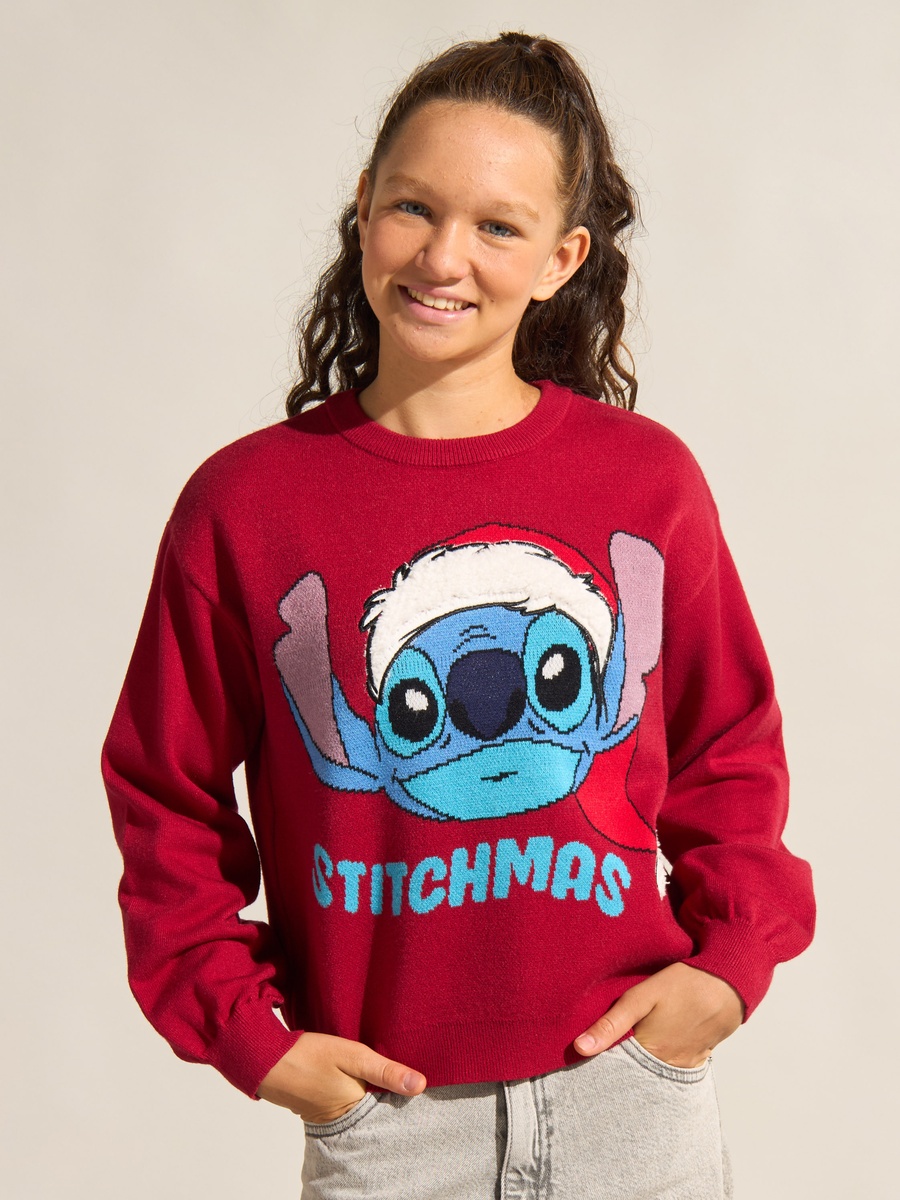 Stitch Print Sweater